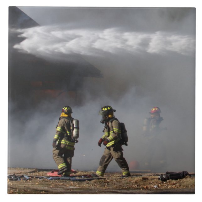 Azulejo de bombeiro cerâmico (Frente)