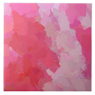 Azulejo de Borboleta Rosa bonito