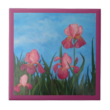 Azulejo de Borda Iris