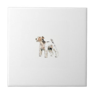 Azulejo de cabelo do Fox Terrier do fio