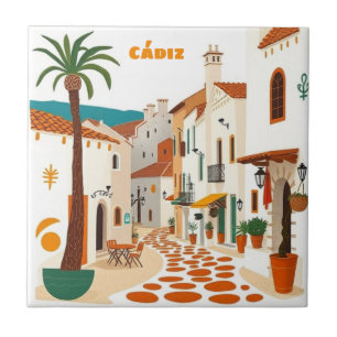 Azulejo de Cádiz Andaluzia Espanha