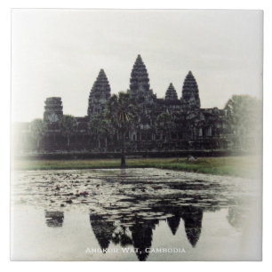 Azulejo de Cambodia do templo de Angkor Wat