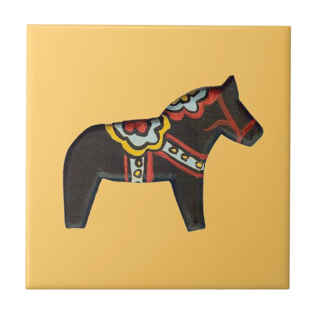 Azulejo de Cavalo Negro (Frente)