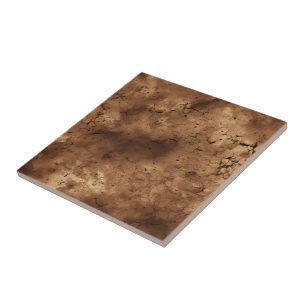 azulejo de cerâmica 3d castanho escuro