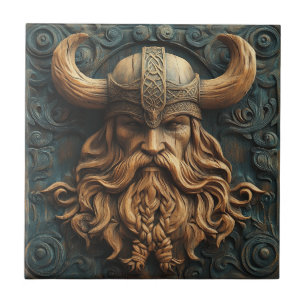 azulejo de cerâmica 3D Viking