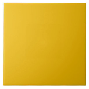 Azulejo De Cerâmica Amarelo Curado Esmagado.