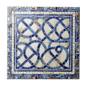Azulejo de cerâmica antigo Knotty Elegance