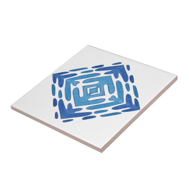 Azulejo De Cerâmica Azul Delft (Lateral)