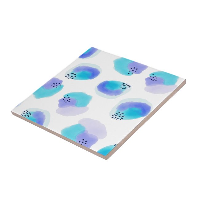 Azulejo de cerâmica Brushstrokes (Lateral)