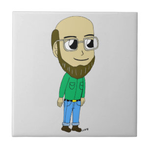 azulejo de cerâmica chibi