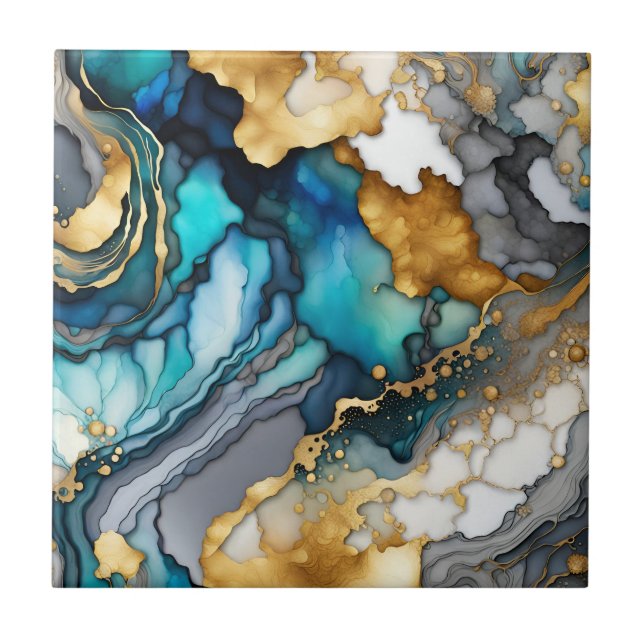 Azulejo de cerâmica com álcool (Frente)