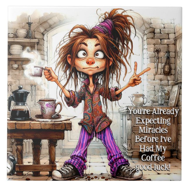 Azulejo De Cerâmica Com Boa Sorte (Frente)