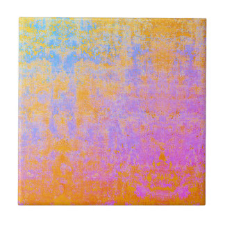 Azulejo de cerâmica com textura pintada