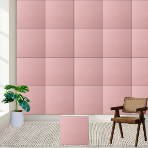 Azulejo de cerâmica, cor-de-rosa, com brilho mínim
