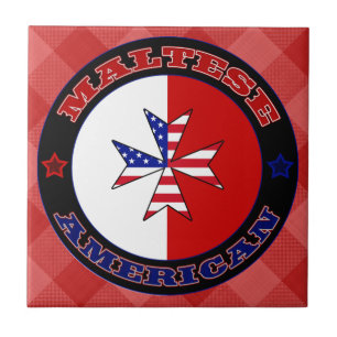 Azulejo de cerâmica Cross American Ensign