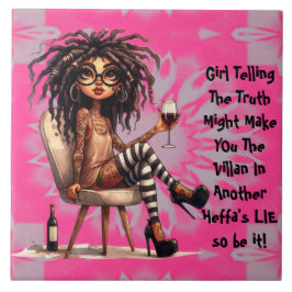 Azulejo De Cerâmica Da Verdade E Do Vinho