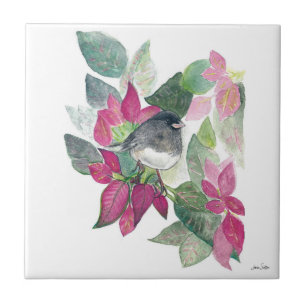 Azulejo de cerâmica de cor de aves de junco de olh