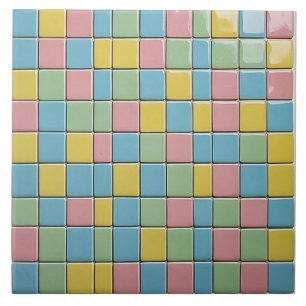 Azulejo de cerâmica de cor doce moderna