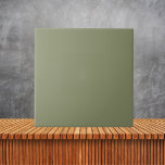 Azulejo de cerâmica de cor sólida simples verde mi<br><div class="desc">Cozinha Sólida e Plana Verde Minimalista e Banheiro</div>