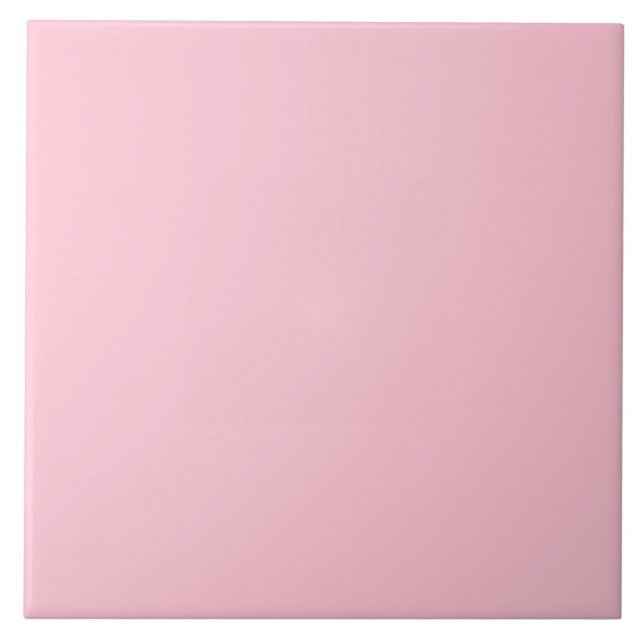 Azulejo de cerâmica de Crepe rosa. (Frente)