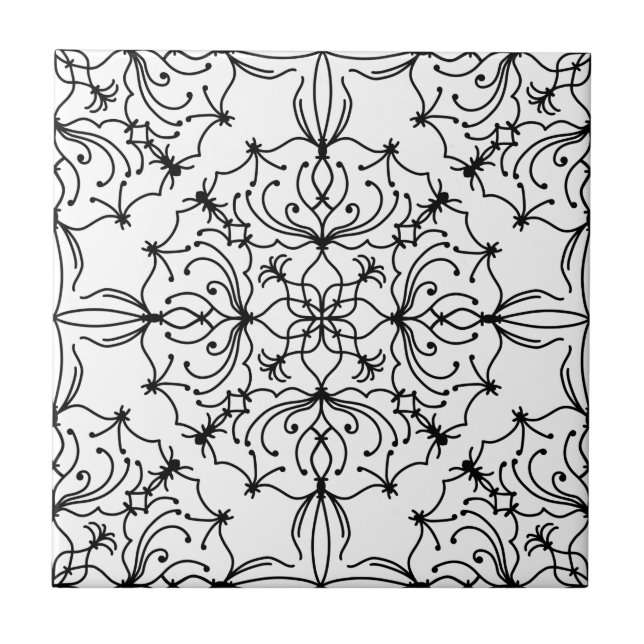 Azulejo De Cerâmica De Fios De Filigree - Escolha  (Frente)