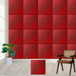 Azulejo de Cerâmica de Gradiente Vermelho Ruby