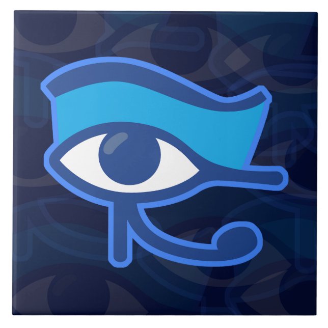 Azulejo de cerâmica de Horus Eye (Frente)