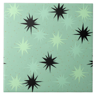 Azulejo de cerâmica de jade e mint