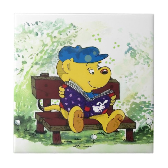 Azulejo de cerâmica de Leitura Ferald (Frente)