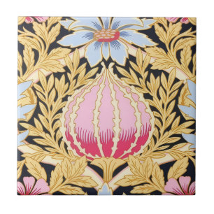 Azulejo de Cerâmica de Lembrança - Padrão Floral A