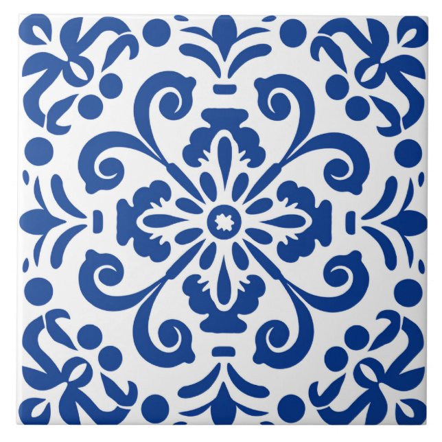 Azulejo de cerâmica de padrão agudo estilo espanho (Frente)