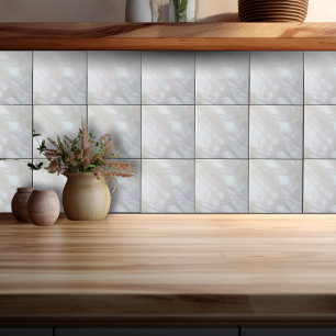 Azulejo de cerâmica de pérolas opalescente moderna