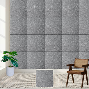 Azulejo de cerâmica de prata metálica espumante