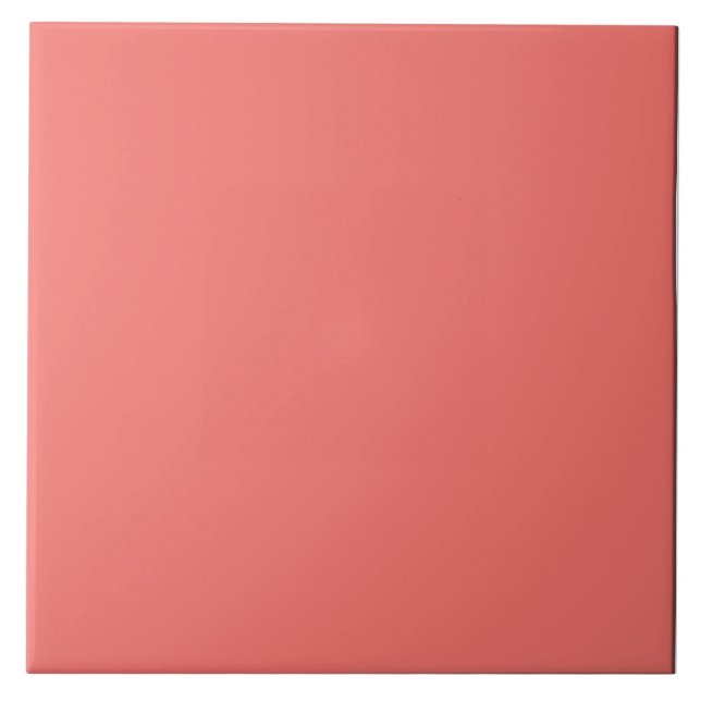 Azulejo de cerâmica de Rosa queimado. (Frente)