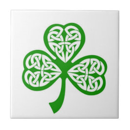Azulejo de cerâmica de Shamrock celular irlandês