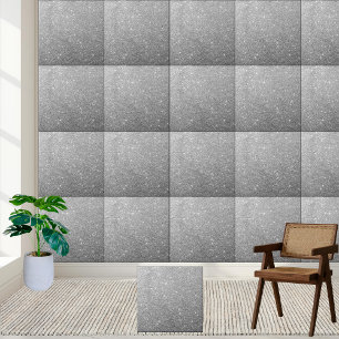 Azulejo de cerâmica de Silver Glitter