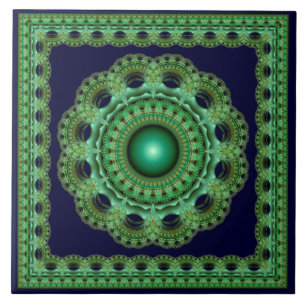 Azulejo de cerâmica de sola fractal