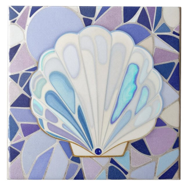 Azulejo de cerâmica de Sonho Oceânico (Frente)
