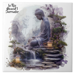 Azulejo de cerâmica de Surrenha de Watercolor Budd