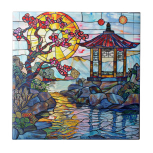 Azulejo de cerâmica de vidro calcado japonês