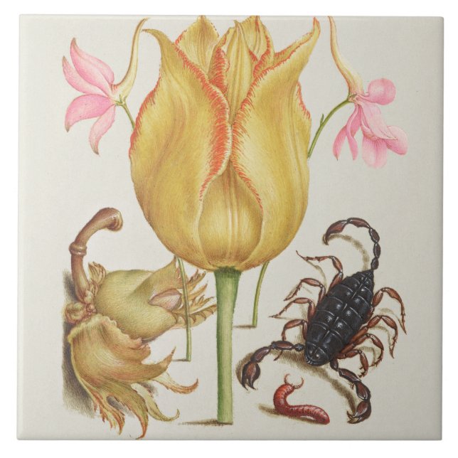 Azulejo de cerâmica de Vintage (Frente)