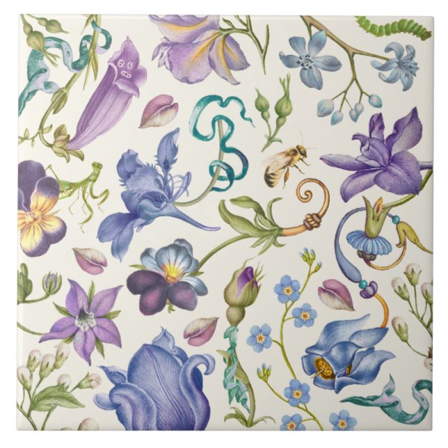 Azulejo de cerâmica de Vintage (Frente)