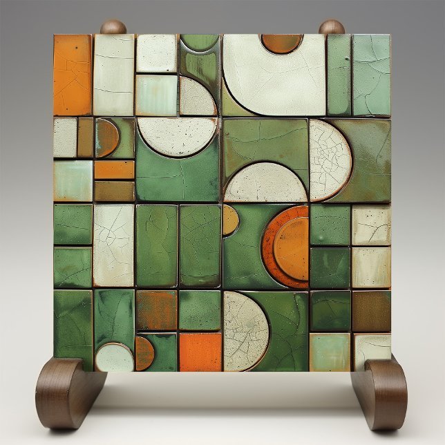 Azulejo de cerâmica do Autumn Medley Faux (Criador carregado)