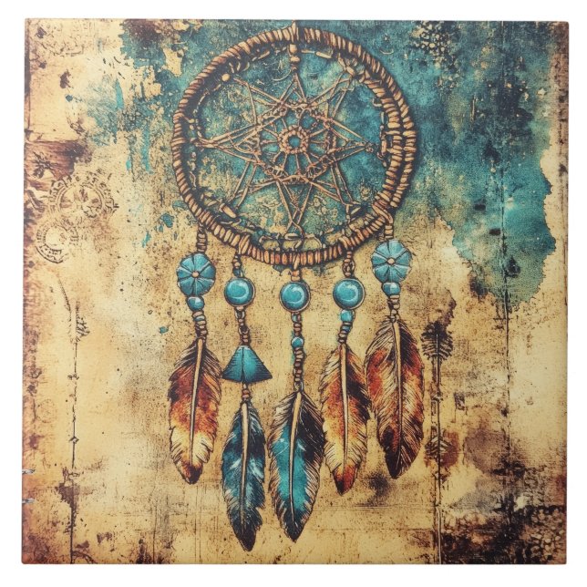 Azulejo de Cerâmica Dreamcatcher (Frente)