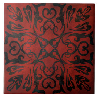 azulejo de cerâmica elegante romântica mandala