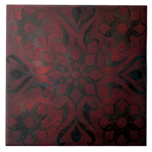 azulejo de cerâmica elegante romântica mandala