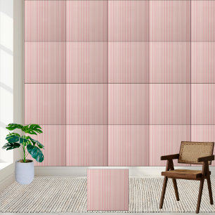 Azulejo de cerâmica em tiras rosa