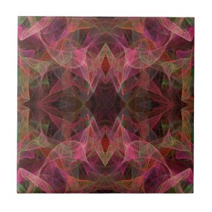 Azulejo de Cerâmica Fractal de Padrão de Combina