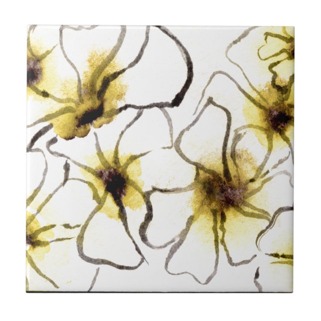 azulejo de cerâmica "Freaky Floral 3" Kitchen Gard (Frente)