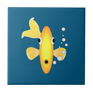 Azulejo de cerâmica Goldfish